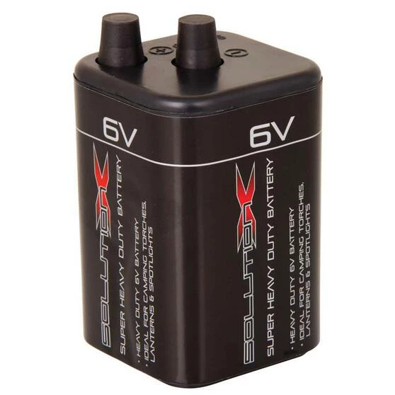 Solution X Heavy Duty Battery 6V 3 Solution X Heavy Duty Battery 6V