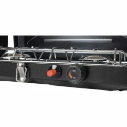 Wanderer LPG Portable Stove With Drip Tray - 2 Burner -Hiking Gear and Packs shop BCF 388508 03 hi res
