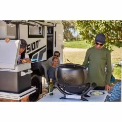 Weber Black Baby Q (Q1000) LP BBQ -Hiking Gear and Packs shop BCF 395241 07 hi res