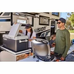 Weber Black Baby Q (Q1000) LP BBQ -Hiking Gear and Packs shop BCF 395241 11 hi res