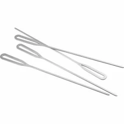 BCF Stainless Steel BBQ Skewer 4 Pack