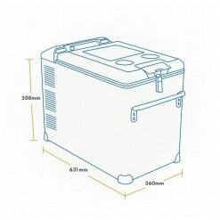 Engel MT-V45F Fridge Freezer 40L -Hiking Gear and Packs shop BCF 585382 13 hi res