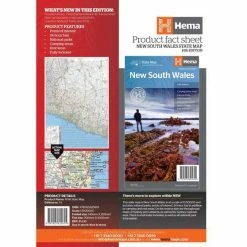 Hema New South Wales State Map -Hiking Gear and Packs shop BCF 601423 02 hi res