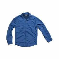 OUTRAK Men's Long Sleeve Hiking Shirt -Hiking Gear and Packs shop BCF 61512701 04 blue hi res