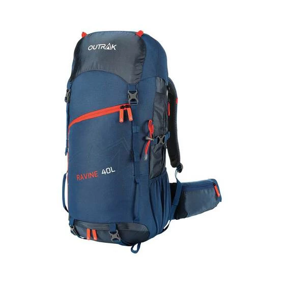 Outrak Ravine Trekking Pack 40L Navy 4 Outrak Ravine Trekking Pack 40L Navy - Image 2