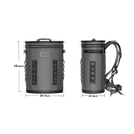 YETI® Hopper Backflip™ 24 Soft Cooler Backpack Navy 5 YETI® Hopper Backflip™ 24 Soft Cooler Backpack Navy - Image 3