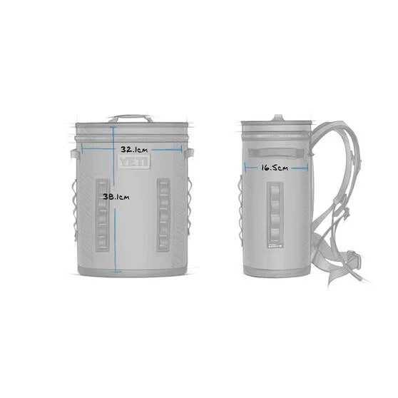 YETI® Hopper Backflip™ 24 Soft Cooler Backpack Navy 6 YETI® Hopper Backflip™ 24 Soft Cooler Backpack Navy - Image 4