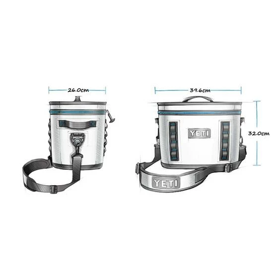 YETI® Hopper Flip® 18 Soft Cooler Charcoal 5 YETI® Hopper Flip® 18 Soft Cooler Charcoal - Image 3