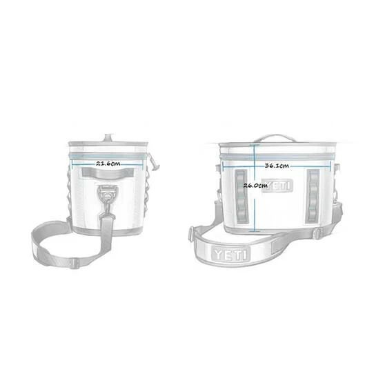 YETI® Hopper Flip® 18 Soft Cooler Charcoal 6 YETI® Hopper Flip® 18 Soft Cooler Charcoal - Image 4