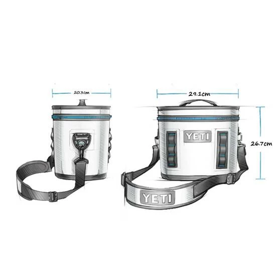 YETI® Hopper Flip® 8 Soft Cooler Charcoal 13 YETI® Hopper Flip® 8 Soft Cooler Charcoal - Image 11