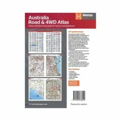 Hema Australia Road And 4WD Handy Atlas -Hiking Gear and Packs shop BCF 632860 02 hi res