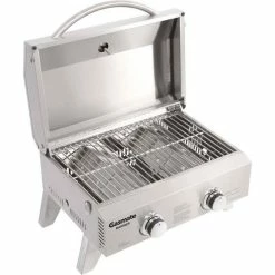 Gasmate Mariner Two Burner Portable BBQ -Hiking Gear and Packs shop BCF 637486 02 hi res