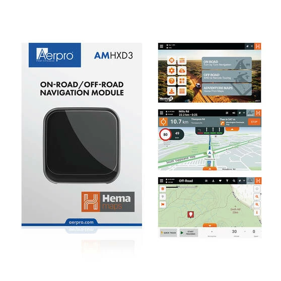 Aerpro AeroPro Navigation Module With Hema Maps AMHXD3 3 Aerpro AeroPro Navigation Module With Hema Maps AMHXD3