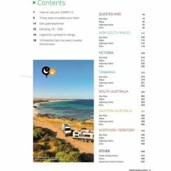 Hema Camps 12 Australia Wide Free & Budget Campsite Book - B4 Easy To Read -Hiking Gear and Packs shop BCF 656488 04 hi res