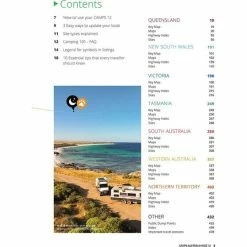 Hema Camps 12 Australia Wide Free & Budget Campsite Book: A4 Standard Edition -Hiking Gear and Packs shop BCF 656489 04 hi res
