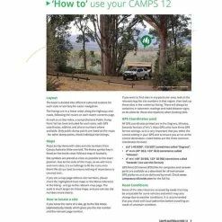 Hema Camps 12 Australia Wide Free & Budget Campsite Book: A4 Standard Edition -Hiking Gear and Packs shop BCF 656489 05 hi res